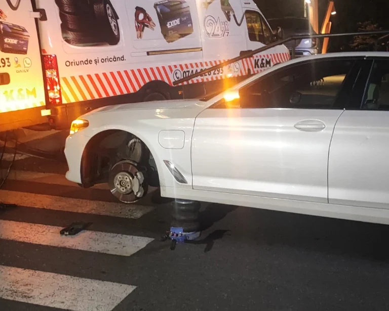 vulcanizare auto schimb roata